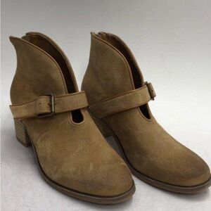Antelope Tan Ankle Booties